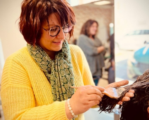 immersion en salon de coiffure végétal