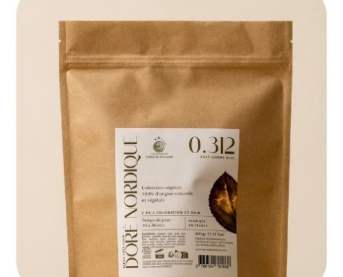 Doré nordique Packshot de la coloration végétale Doré nordique