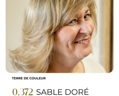 coloration végatale sable doré