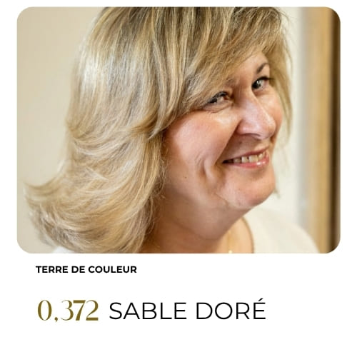 coloration végatale sable doré