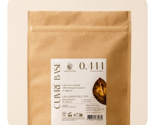 cuivré intense packshot de la coloration végétale cuivré intense