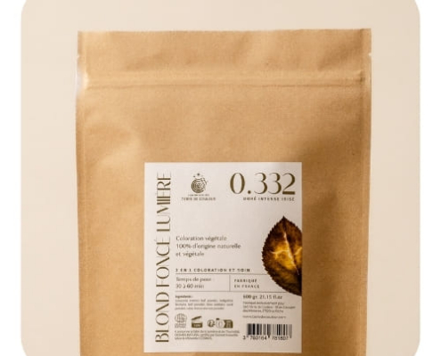 Packshot de la coloration végétale blond foncé lumière