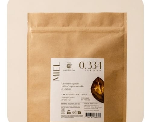 miel Packshot de la coloration végétale miel