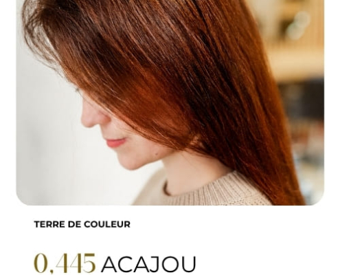 coloration végétale acajou