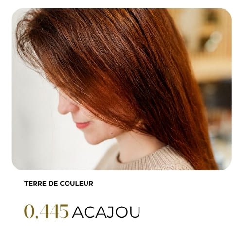 coloration végétale acajou