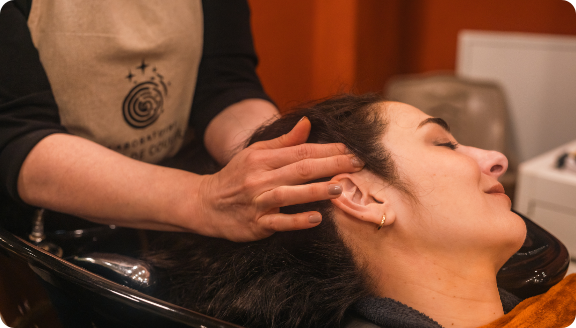 Expérience de soins post shampooing