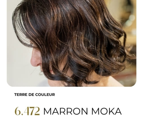 coloration végétale marron moka