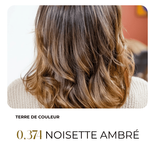 couleur végétale noisette ambré