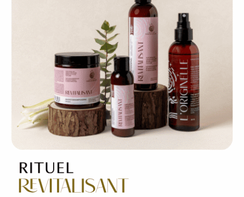 rituel revitalisant pour les cuirs chevelus secs et les cheveux dévitalisés