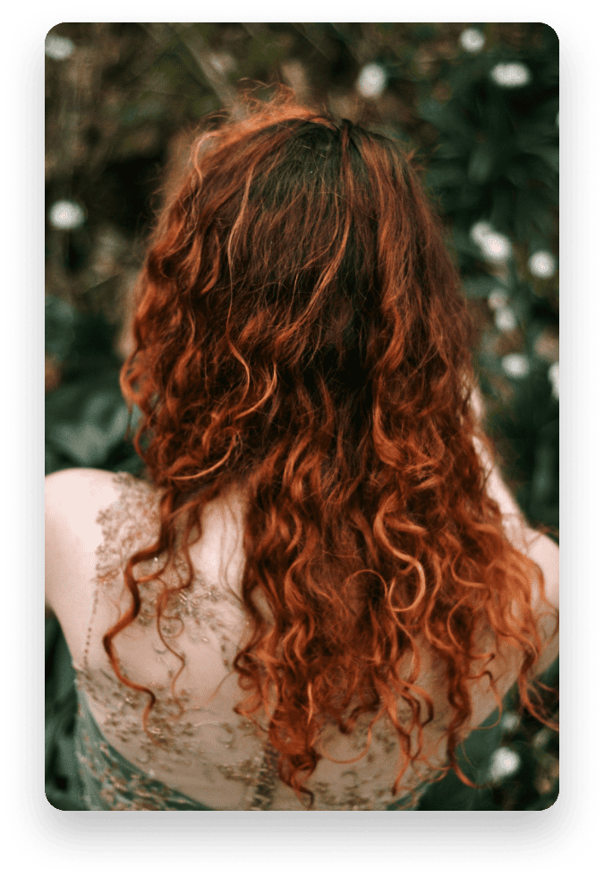 résultat d'une coloration végétale