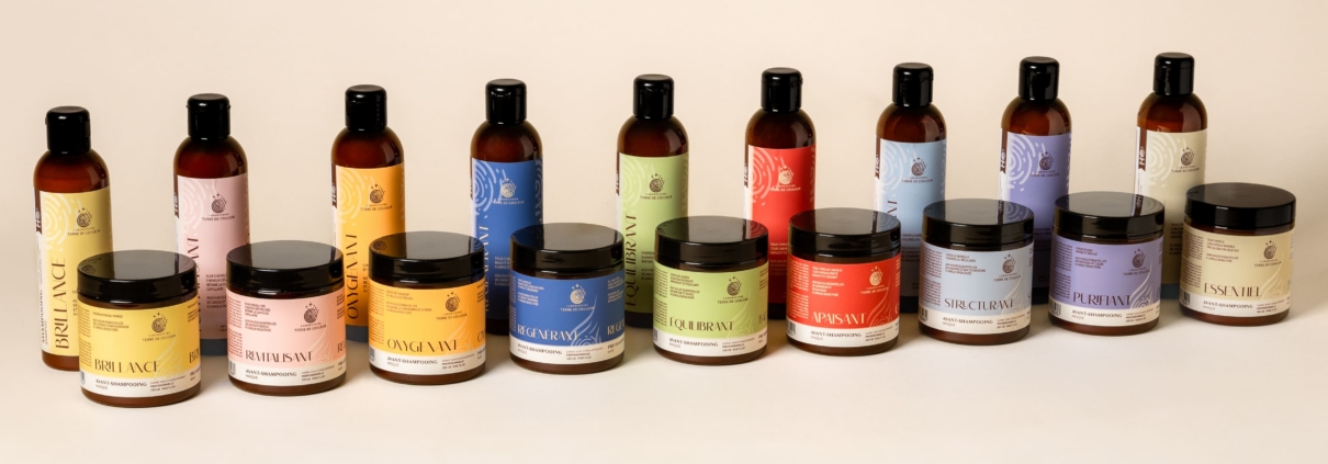 Soins capillaires naturels professionnels Terre de Couleur en salon